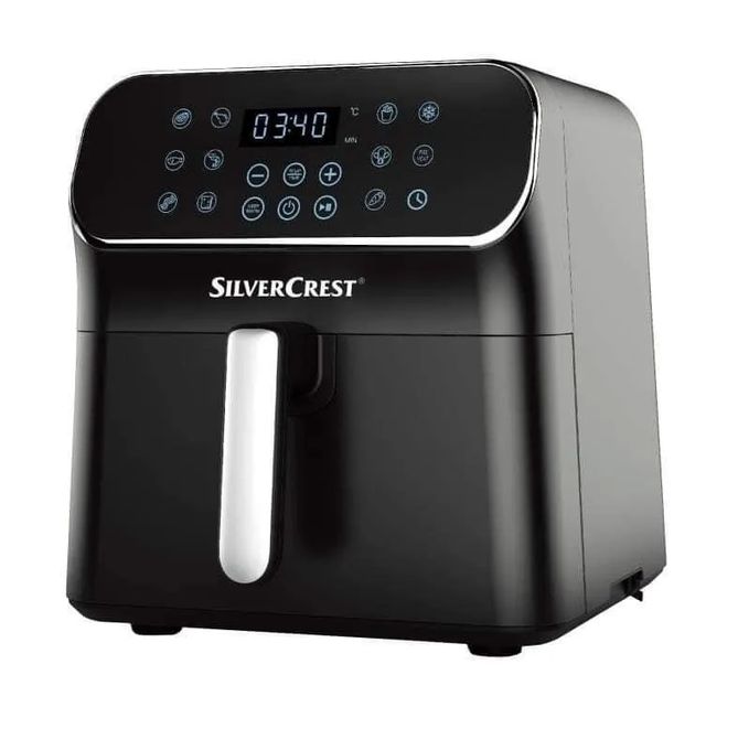  SilverCrest Friteuse sans Huile  5.5 L XL-Ecran tactile LED 1700W -NOIR