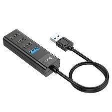  Hoco Concentrateur USB 4-en-1 "HB25 Easy mix" USB vers USB3.0+USB2.0*3