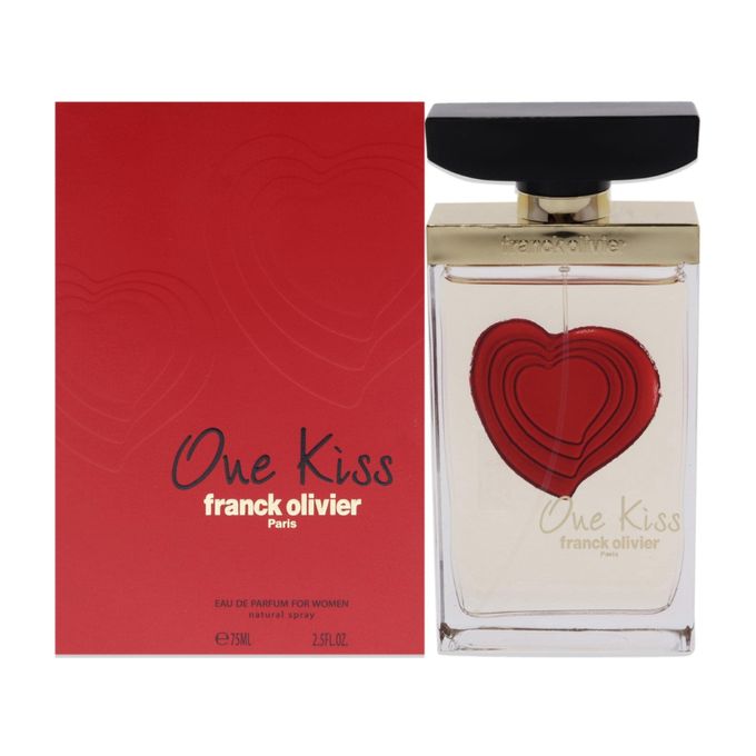  Franck Olivier Eau De Parfum Femme - One Kiss - 75 Ml - Rouge