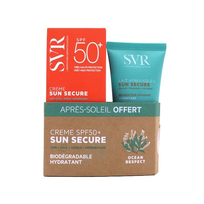  SVR SUN Secure Crème SPF50+ 50ml + Lait Après-Soleil