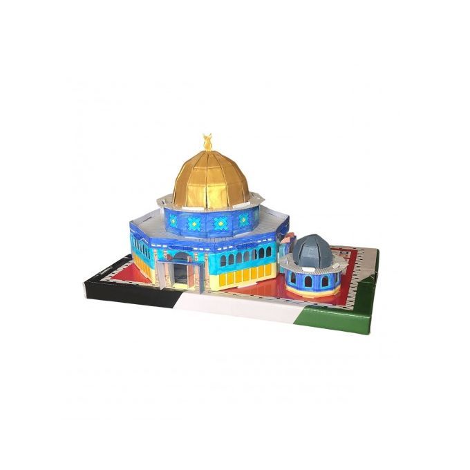  Ledpap Puzzle et Coloriage 3d je construire la dôme du rocher al quds (palestine)