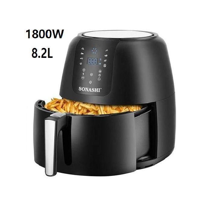  Sonashi Friteuse à Air Numérique 8.2L 1800W -08 Programmes - SAF-820