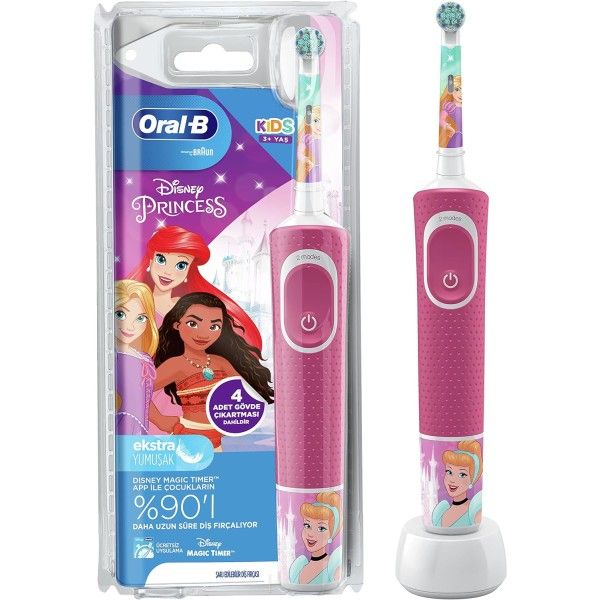  ORAL-B Kids Brosse à Dents Électrique Princesses