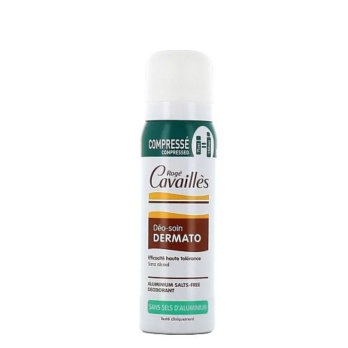  Roge Cavailles Déo-soin dermato - Déodorant Spray Compressé Sans Sels D'aluminium - 75ml