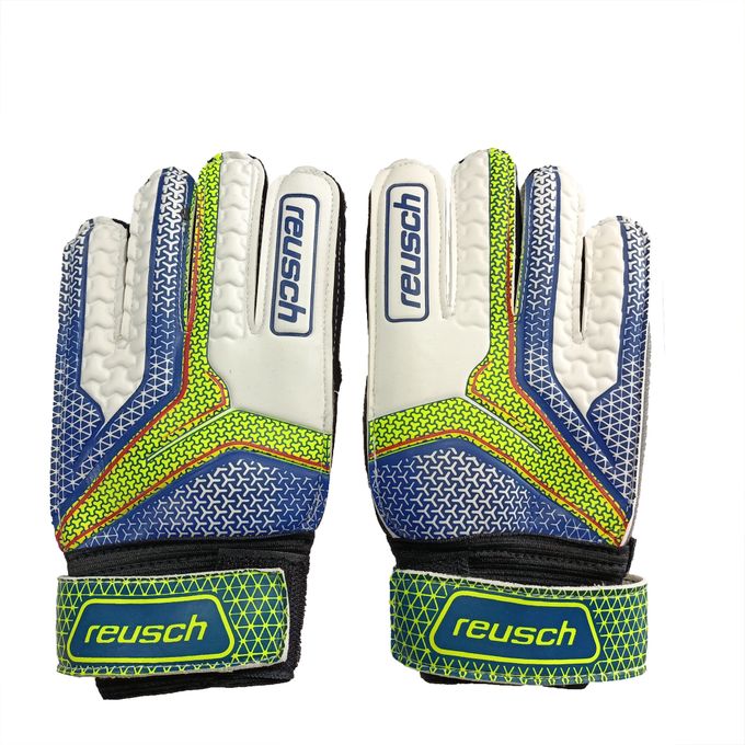  Reusch Gants De Gardien De But Enfant  - Vert/Bleu