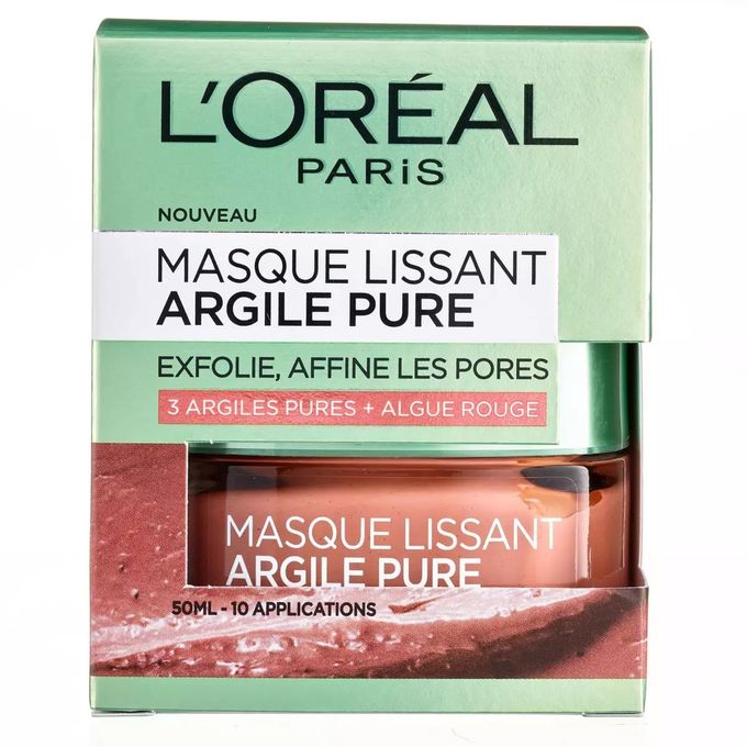  L'Oreal Argile Pure Masque Visage Lissant