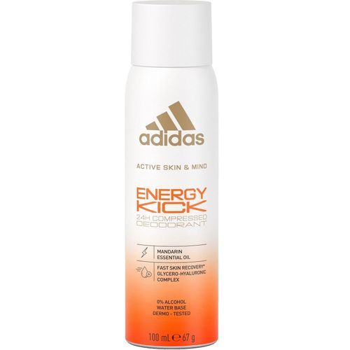  Adidas Active Skin & Mind - Déodorant Compressés pour Femme Energy Kick (100 ml)