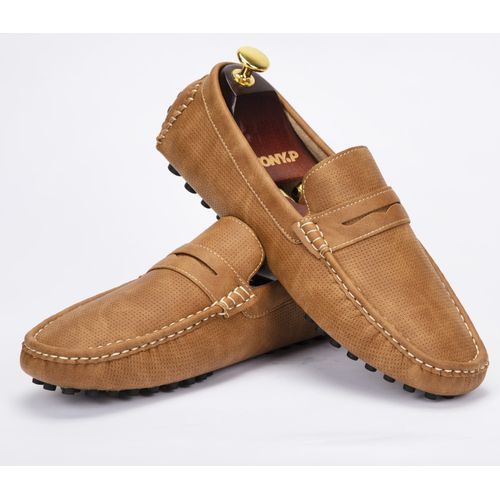  Tony P Mocassin En Simili Cuir Souple- Tony P - Homme - Marron