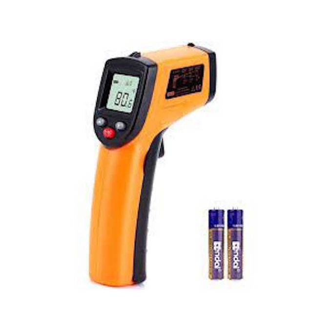  Thermomètre Infrarouge laser IR Numérique mesure -Orange