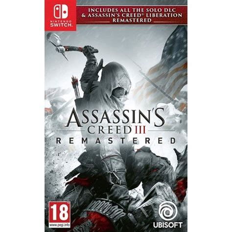  Nintendo Switch Assassin's Creed III (3) + Liberation HD Remaster - Switch