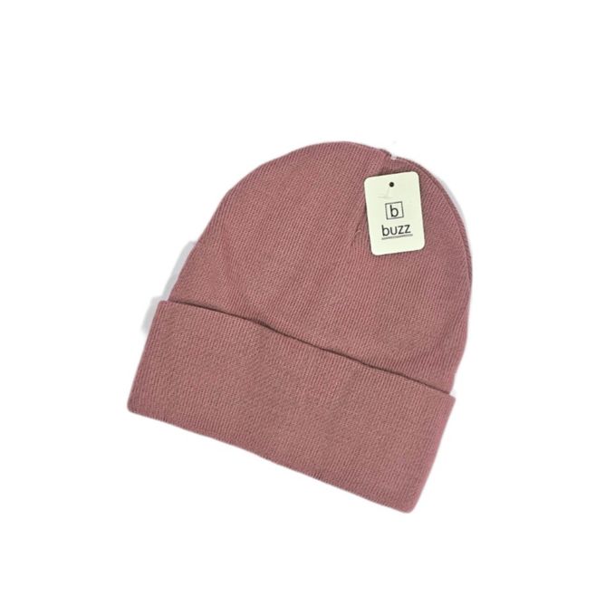  Buzz Bonnet Unisexe En Laine - Bonnet en Maille - Rose Saumon