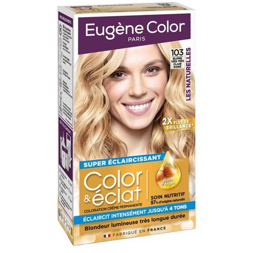  Eugene Color & Eclat - Les Flamboyantes Coloration Permanente Très Longue Durée - Blond Très Clair 103
