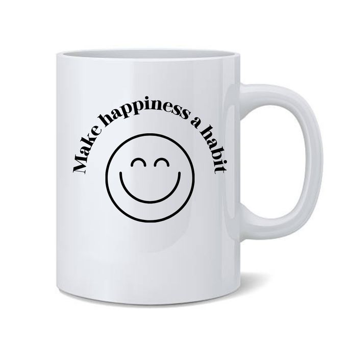  Mug personnalisé  positive attitude / smile 