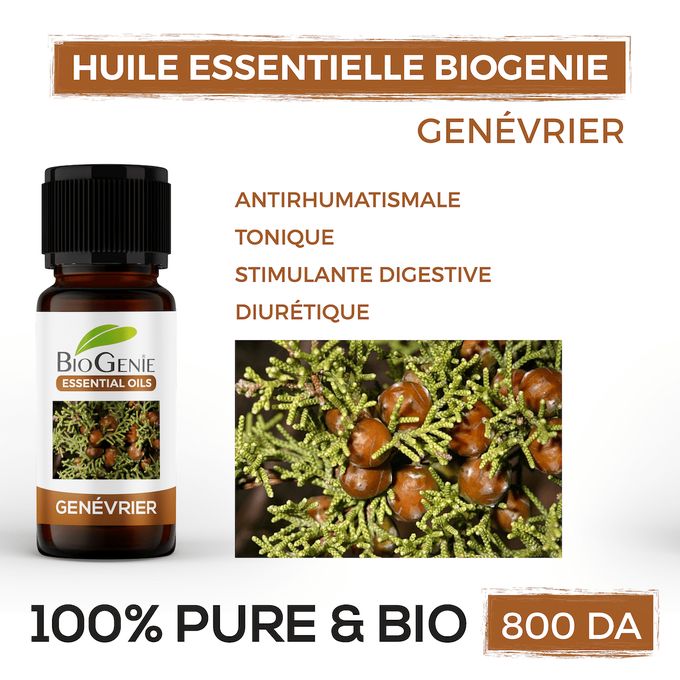  Biogenie Huile Essentielle Genévrier - 10Ml - Marron