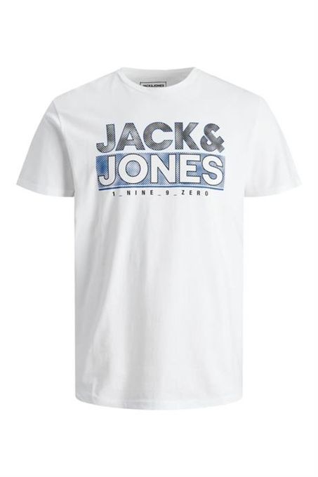  Jack & Jones T-Shirt  Col Rond Pour Homme- 12190146- BLANC