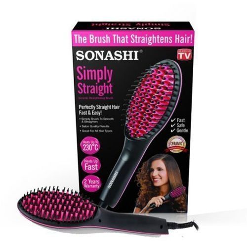  Sonashi Brosse Lissante Chauffante - Noir.