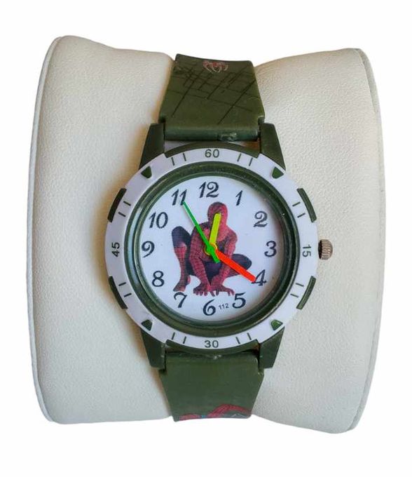  Montre enfant - Bracelet en silicone - Vert