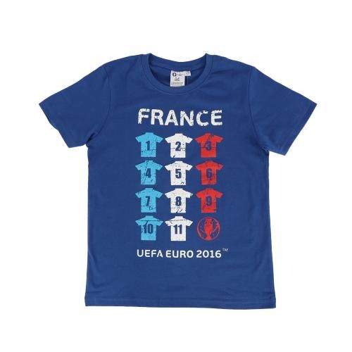  Linex T-Shirt Cotton Uefa euros - Bleu