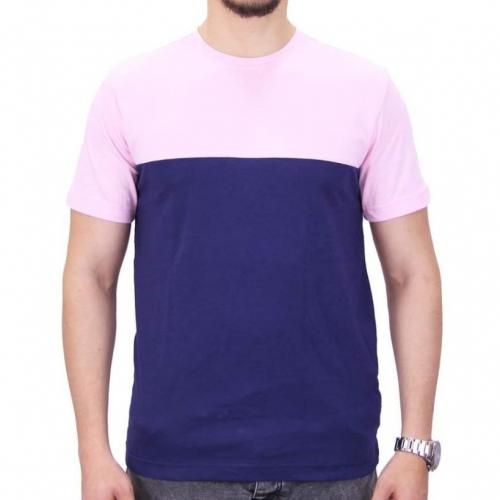  Jones t_shirt homme jones bleu nuit avec rose