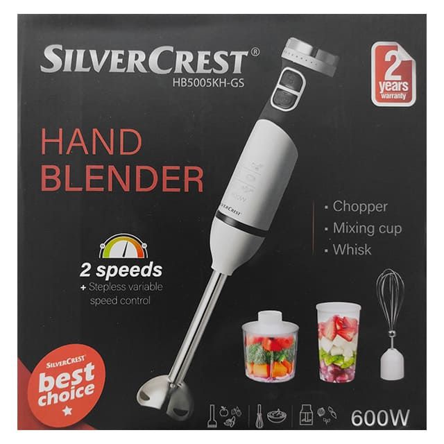  SilverCrest Bras Mixeur 4En1 Multifonction 600W
