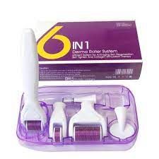  Derma Roller 6 In 1 Kit Soins Pour Du Visage-blanc