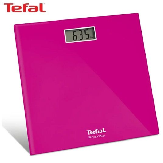  Tefal Pèse-Personne électronique Carré  1403- Rose