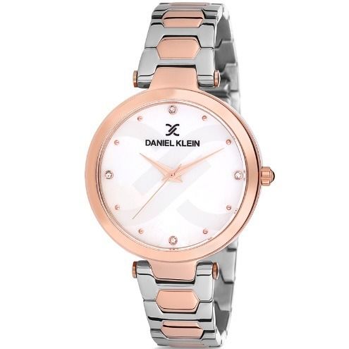  Daniel Klein Montre Femme Argentée x Rose Gold