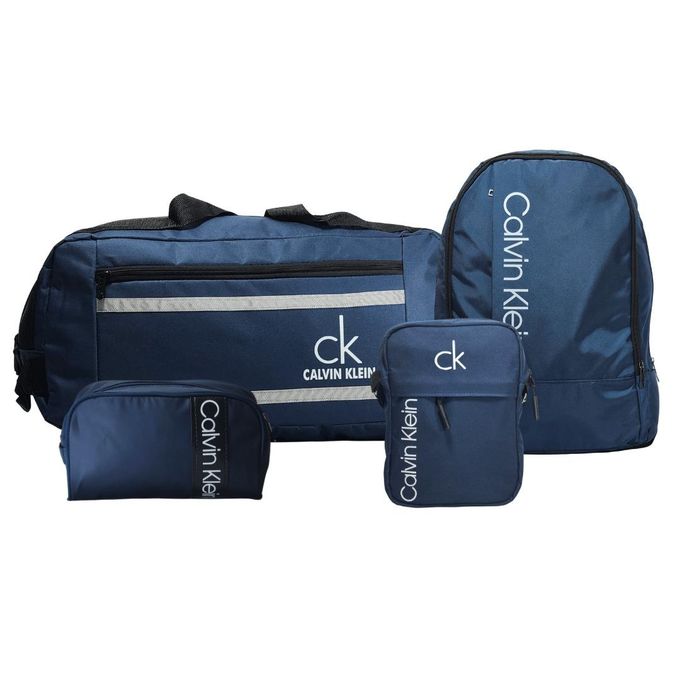  Ck Calvin Klein PACK 4 PIÈCES : CABAS + SAC À DOS + SACOCHE + TROUSSE TOILETTE 