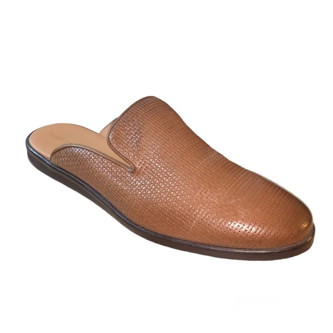  Paul SANDALE CONFORTABLE BACKLESS LOAFER PAUL FREDRICK  CUOIO\ MARRON