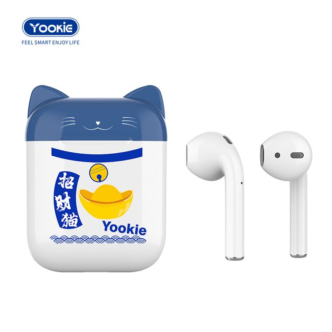  YooKie Ecouteurs Bluetooth Sans Fil Yookie - Yks19 - Jaune