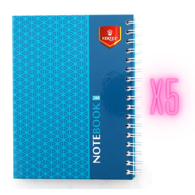  Vertex pack de 5 Notebook 288 pages VP-091