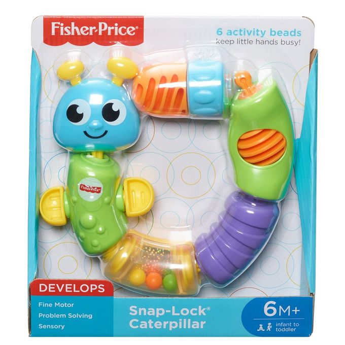  Mattel Snap-Lock Caterpillar - Multicolore
