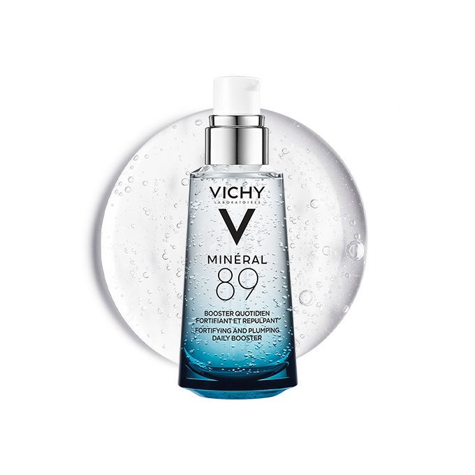  Vichy Minéral Booster quotidien fortifiant et repulpant 89% d'eau volcanique enrichie en 15minéraux, + acide hyaluronique - 50ml