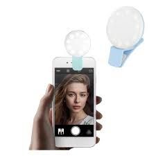  Selfie Light - Mini Q - Pour Smartphone - Bleu