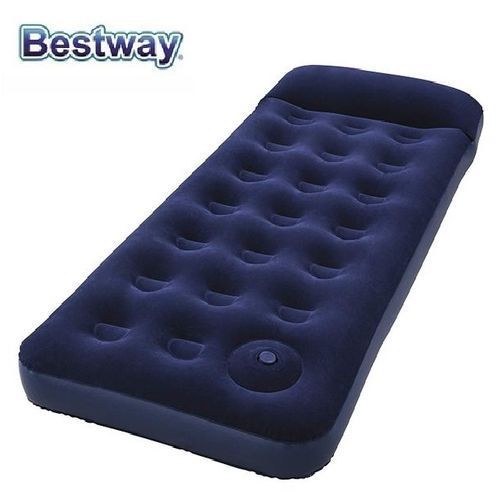  Bestway Pack Matelas Gonflable Pavillo- Bleu 1 Place + Pompe Air C 30 Cm,