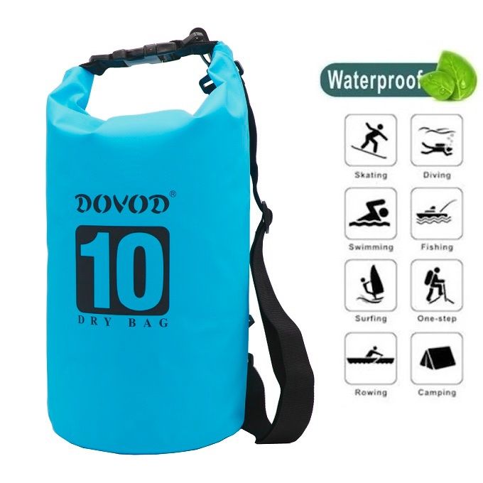  Dovod Sac à dos étanche 10L, (DRY BAG)