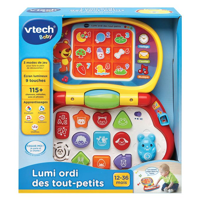  Vtech lumi ordi des tout-petits bleu