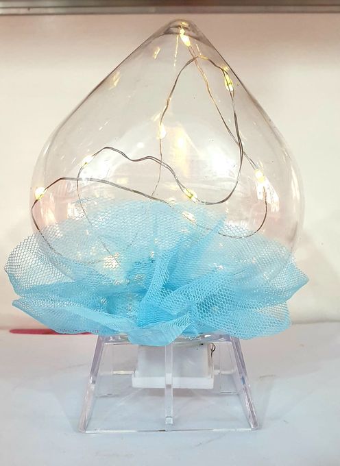  Lampe LED Veilleuse En Forme ovale-bleu