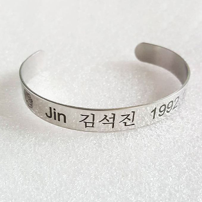 Bracelet "Jin" Métallique K-POP - BTS