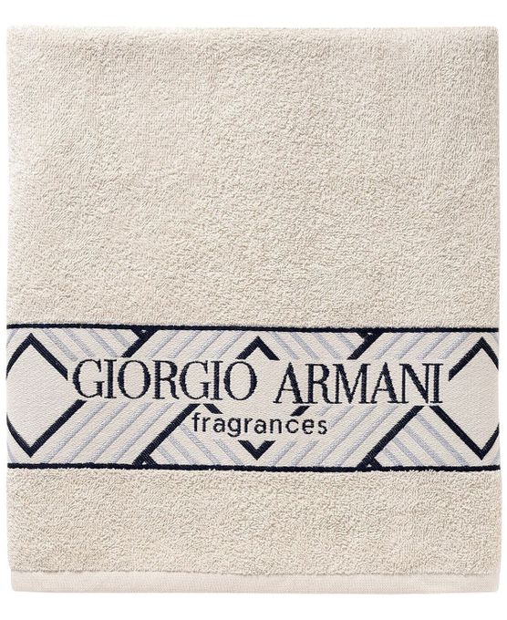  Giorgio Armani Serviette 100% Cotton -150cm x 68cm- C153927 - Blanc Cassé