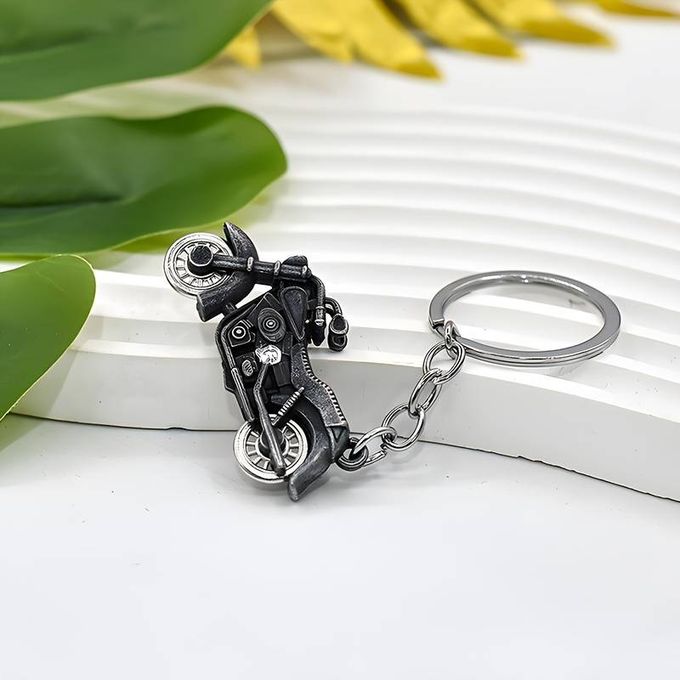  Porte-clés pendentif de moto en alliage pour hommes