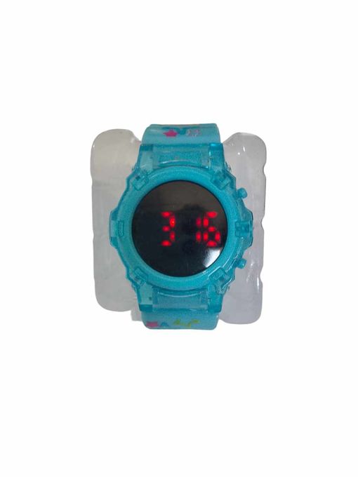  Montre pour enfants - Bracelet en silicone - Bleu