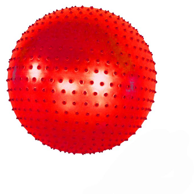  Flott Ballon Gonflable de Gymnastique Picots Tendre Relaxant Ø  65 Cm- Rouge